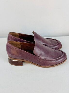 Women's 9 - Franco Sarto Purple Bocca Lofer - Leather Shoe